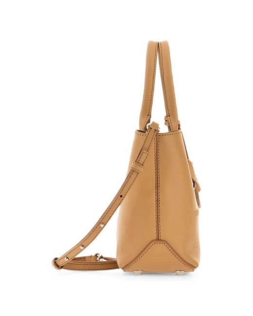 Borsa Shopper Address Mini di Hogan in Natural