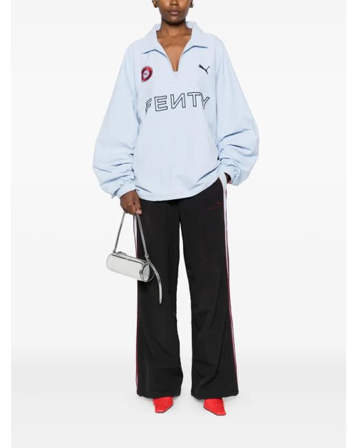 Fenty Black Side-Stripe Elasticated Track Pants