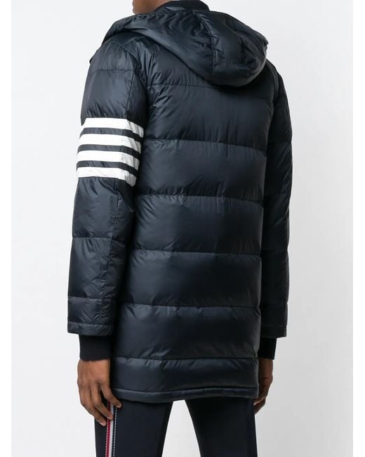 Thom Browne Jas Met Afneembare Capuchon in het Blue voor heren