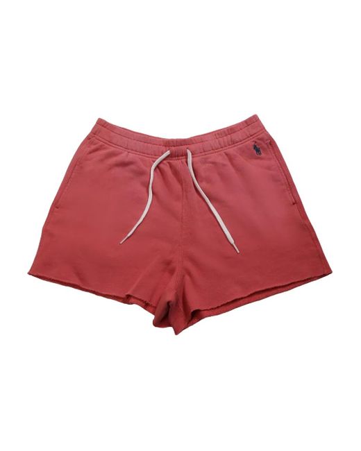 Polo Ralph Lauren Red Drawstring Shorts
