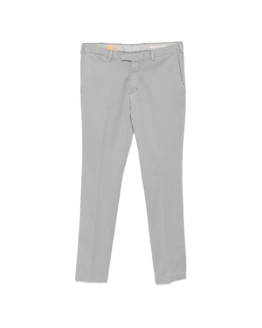 hindustrie Gray Straight-Leg Trousers for men