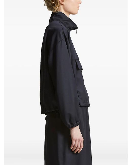Peserico Black Half-Zip Pocket Sweatshirt