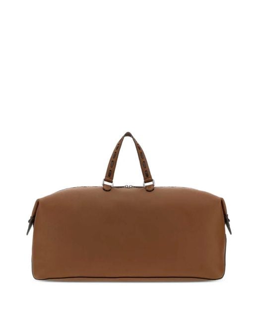 Fendi Brown Lui Holdall for men
