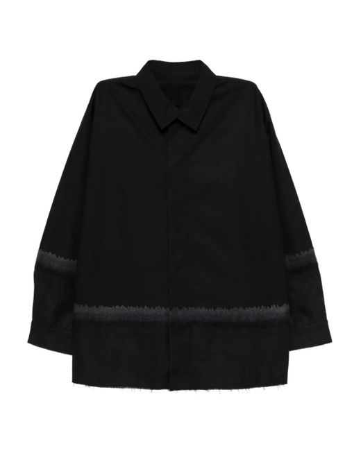 CROQUIS Black Cotton Shirt for men