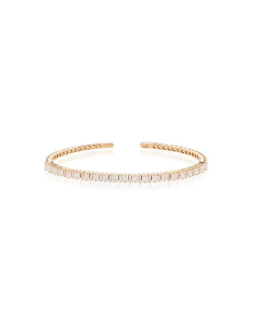 Suzanne Kalan White 18Kt Mixed Cut Diamond Bracelet