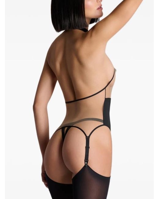 Maison Close Black Pure Tentation Bodysuit