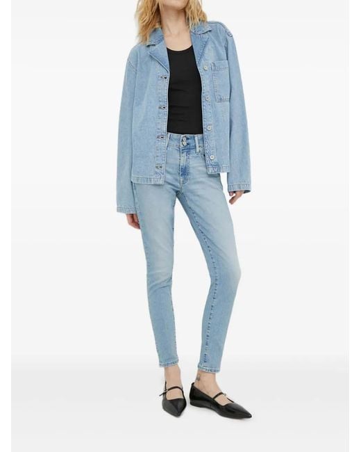 Levi's Blue 711 Two-Button Jeans