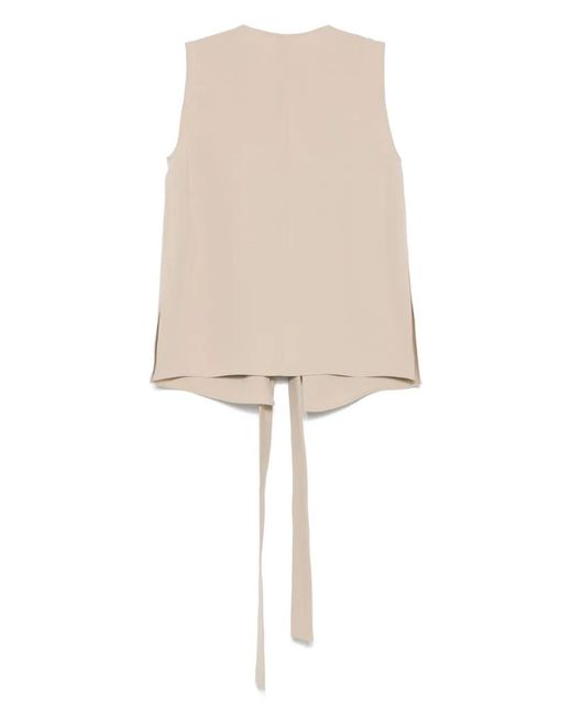 P.A.R.O.S.H. Natural Belted Top