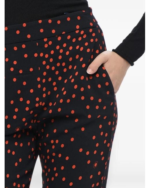 Stella McCartney Black Julia Polka-Dot Trousers
