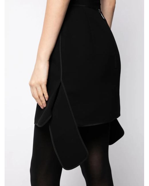 Maticevski Black Accelerate Asymmetric Skirt