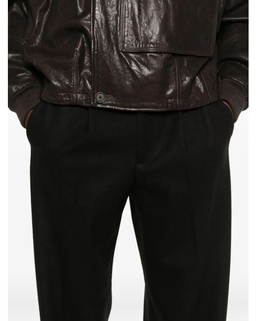 Emporio Armani Black Trouser for men