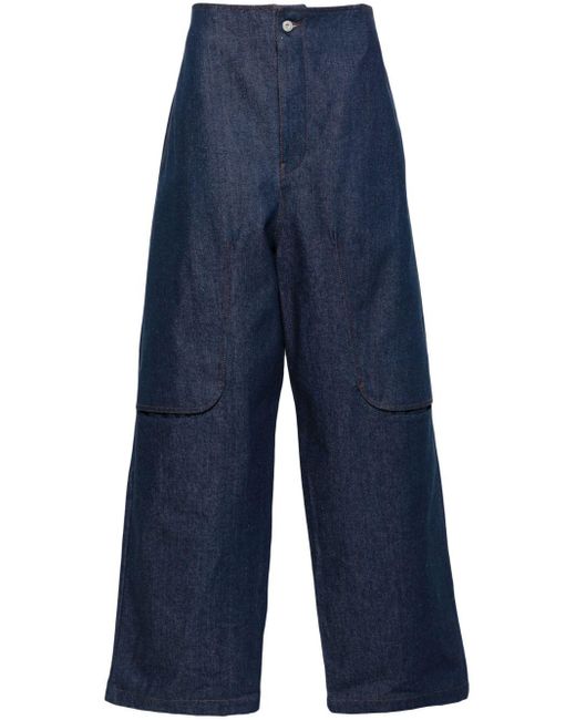 Jacquemus Le pantalon de-Nîmes Bell Jeans in Blue für Herren