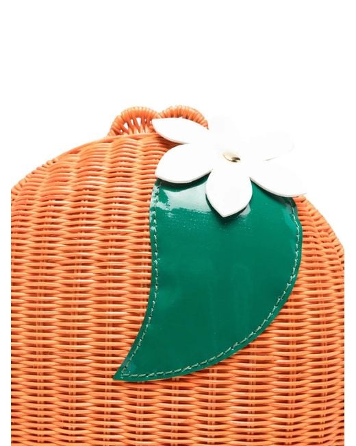 Serpui Orange Pochette À Ornements