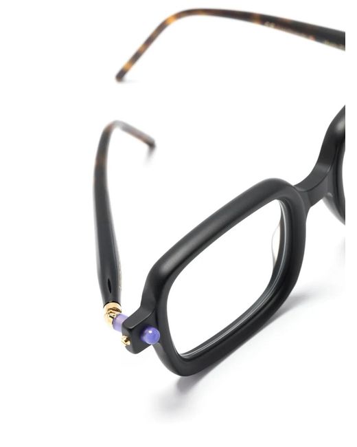 Kuboraum Black P2 Square-Frame Glasses