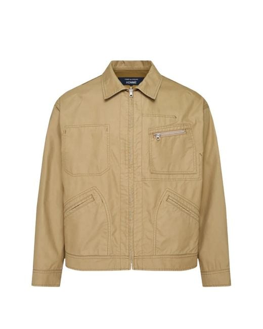 Comme des Garçons Natural Zip-Fastening Pocket Jacket for men