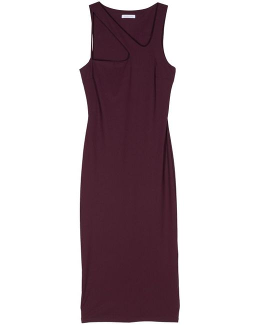 Patrizia Pepe Purple Stretch-design Dress