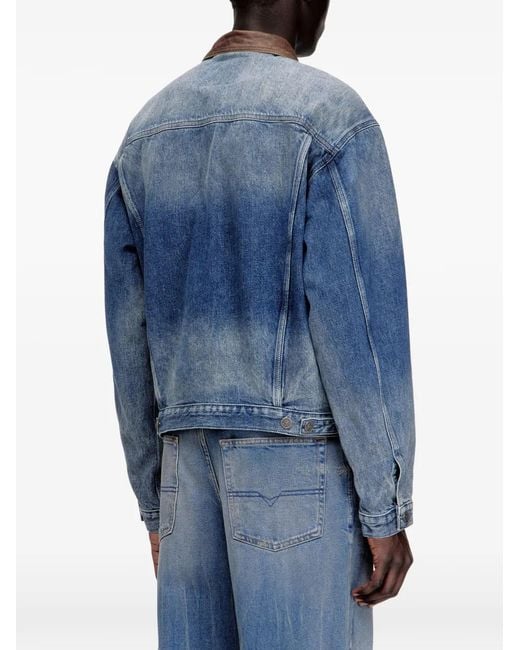 DIESEL Blue D-Denver-S1 Denim Jacket