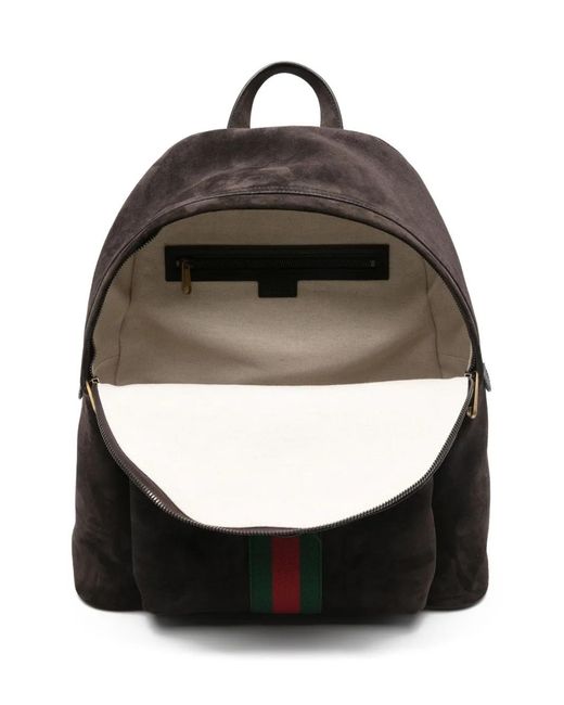 Gucci Black Medium Ophidia Backpack for men