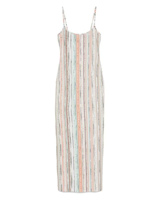 Missoni ストライプ ルレックス ドレス White