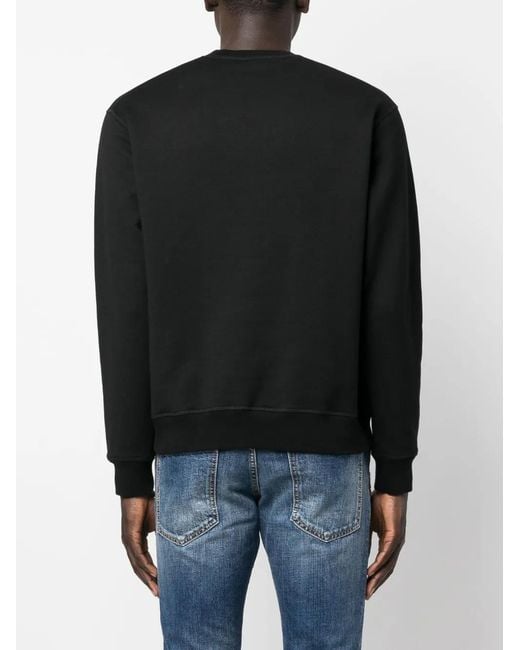 DSquared² Black Crew Neck Sweatshirt for men