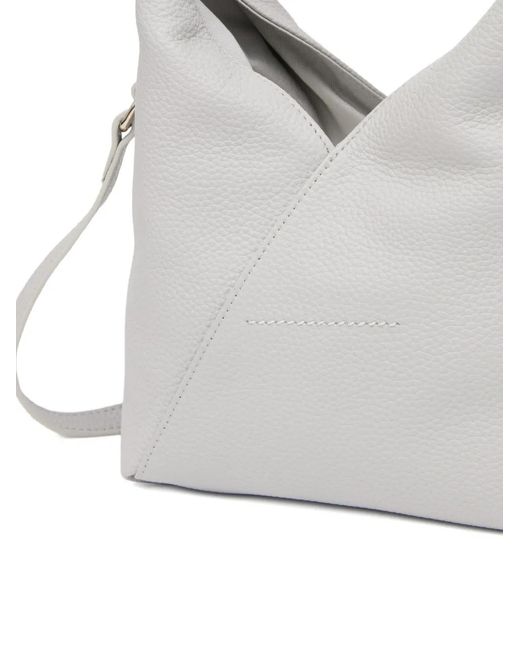 【レア】MM6★tote bag★small★lether★white MM6 by Maison Margiela Leather Tote Bag in White | Lyst