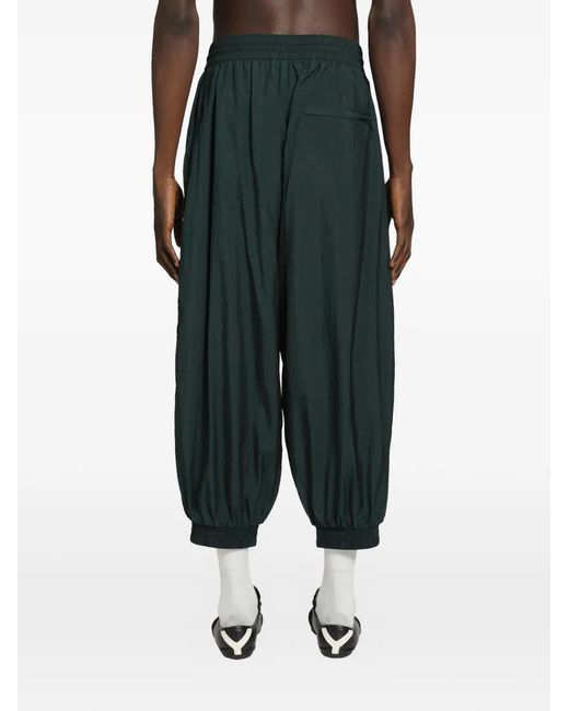 Y-3 Green Drawstring Track Pants for men