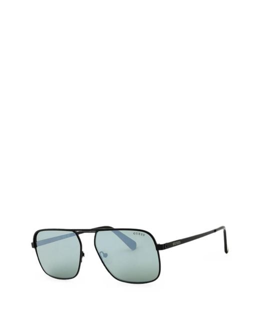 GUESS EYEWEAR Green Rectangle-Frame Sunglasses for men