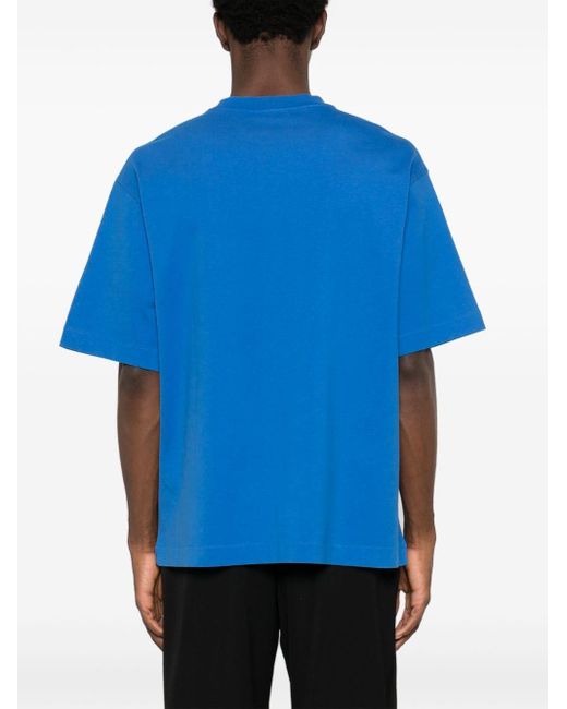 Off-White c/o Virgil Abloh T-Shirt mit Logo-Print in Blue für Herren