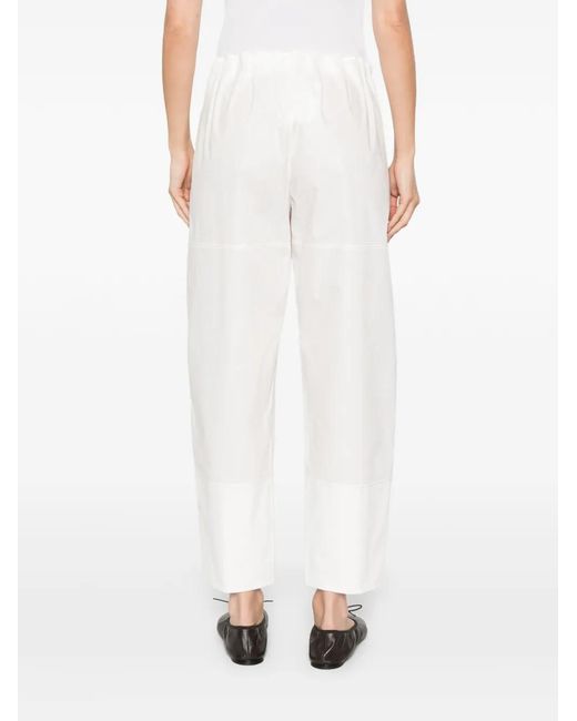 Nackiyé White Perfect Seam Trousers