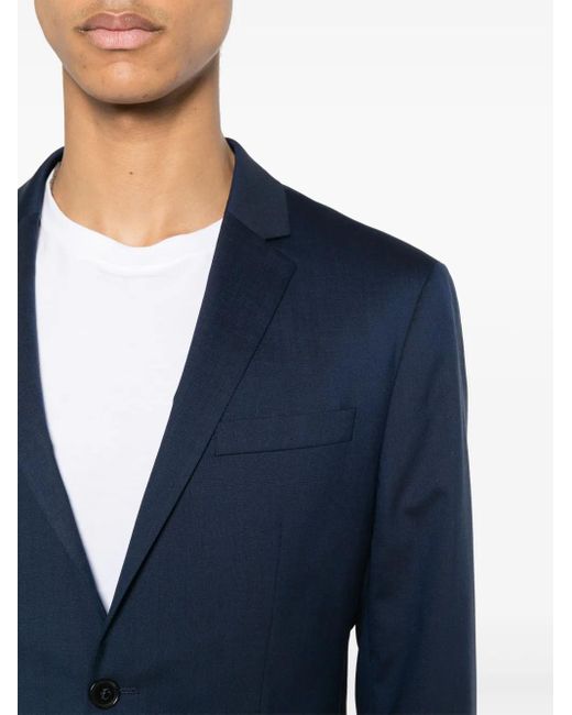 Calvin Klein Blue Single-Breasted Blazer for men