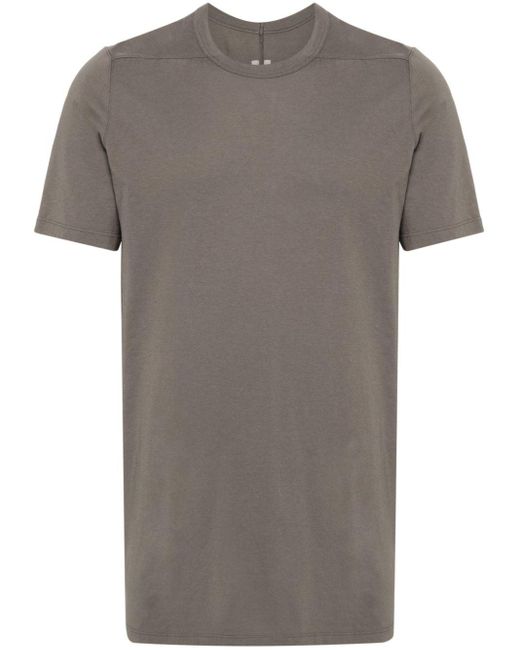 Rick Owens Gray Panelled Cotton T-shirt for men