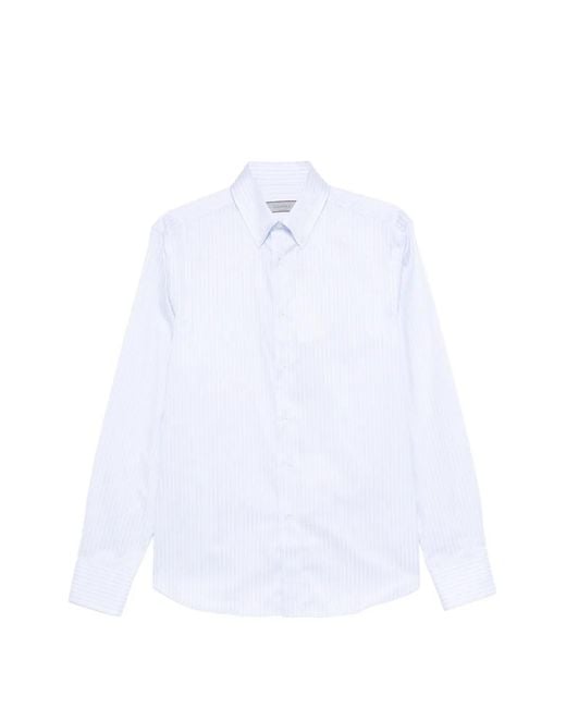 Canali White Long-Sleeve Shirt for men
