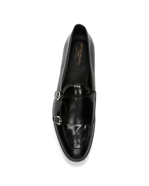 Marechiaro 1962 Black Double-Strap Monk Shoes for men