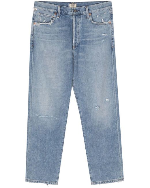 Citizens of Humanity Mckenzie Straight Jeans in het Blue
