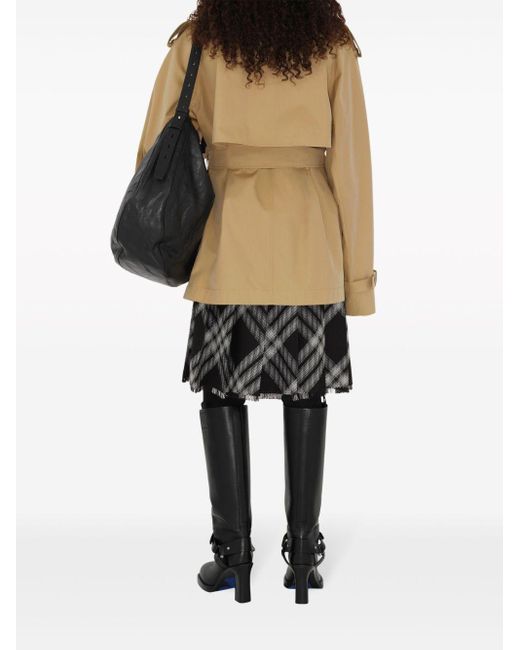Burberry Natural Belted Cotton Trench Coat
