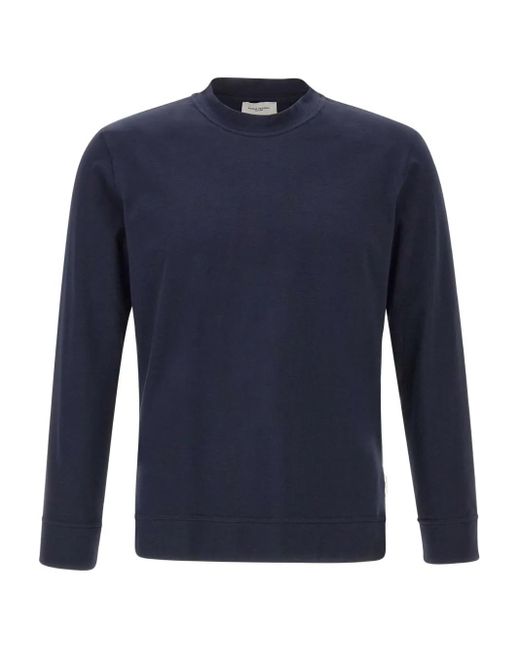 メンズ Paolo Pecora ラウンドネック スウェットシャツ Blue
