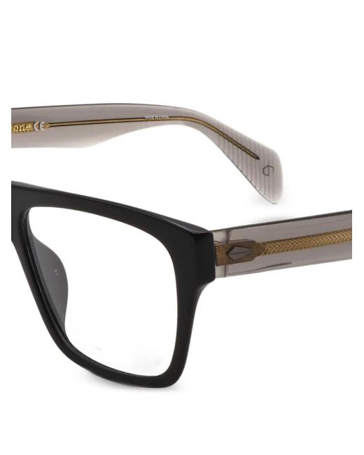 Rag & Bone White Squared-Frame Glasses for men