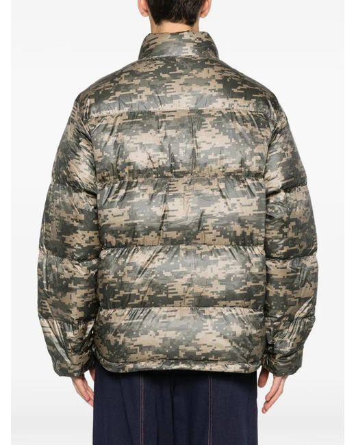 Stussy Brown Camouflage Zip Jacket