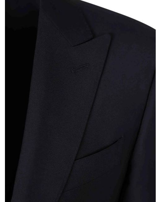 Canali Blue Lapel Two-Button Suit for men