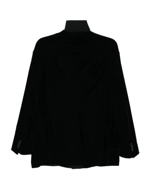 Giorgio Armani Black Single-Breasted Jacket for men