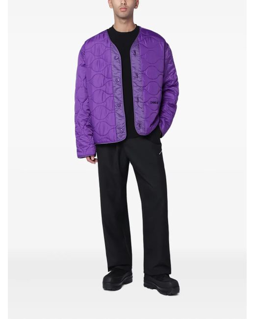 OAMC Purple Button-Fastening Jacket for men