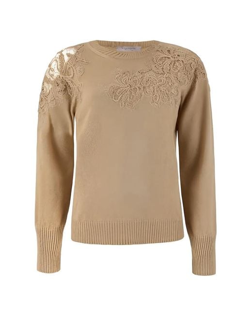 D.exterior Natural Crew-Neck Sweater