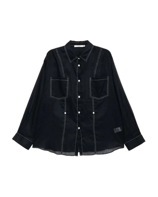 Camisa Con Botones B+ AB de color Blue