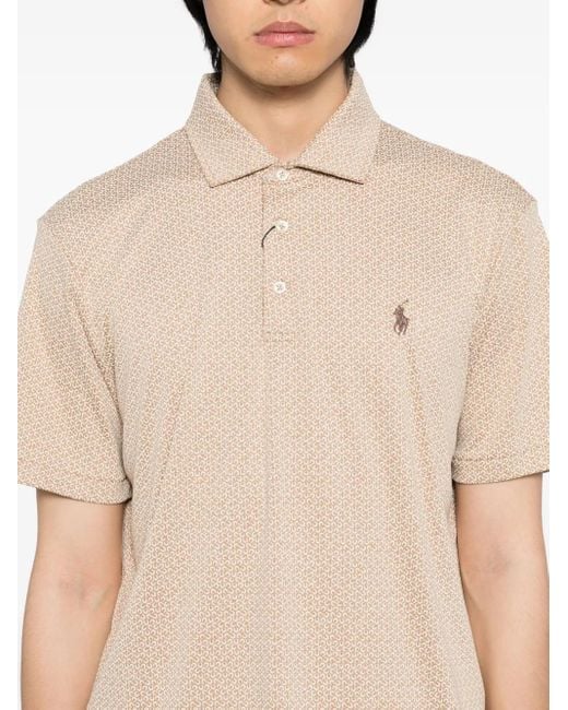 Polo Ralph Lauren Natural Logo-Embroidered Polo Shirt for men