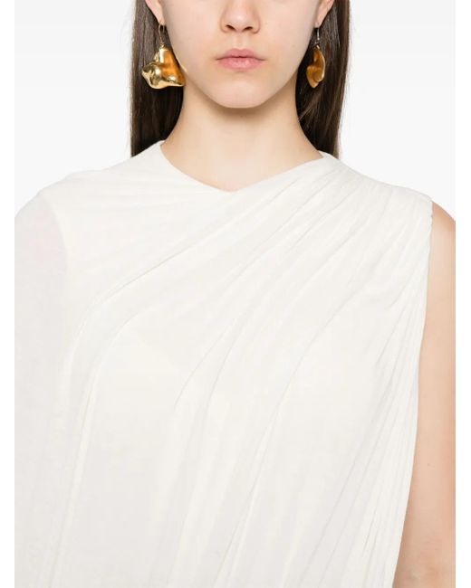 MANURI White Lillies Blouse