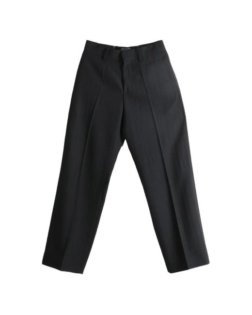 Enfants Riches Deprimes Black Pinstripe-Pattern Tailored Trousers for men