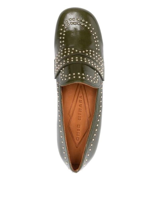Chie Mihara Green 60Mm Muleah Studded Block-Heel Pumps