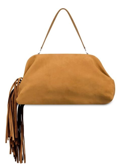 Clutch Con Frange di Philosophy Di Lorenzo Serafini in Natural