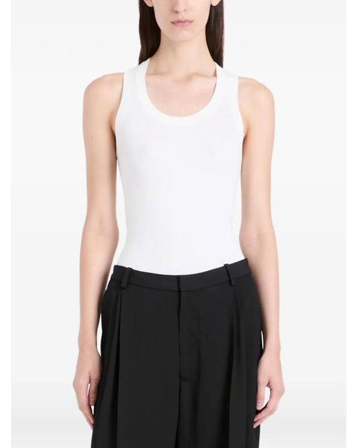 Proenza Schouler White Roberts Ribbed Tank Top