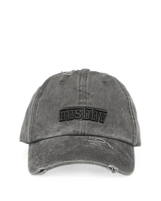 M I S B H V Gray Casquette Dead À Logo Brodé